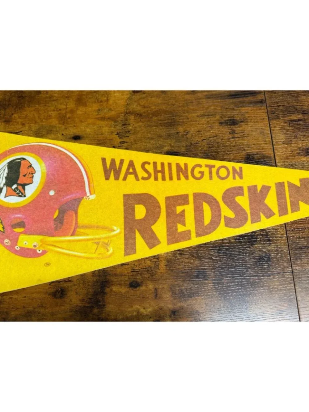 Vintage NFL Washington Redskins pennant